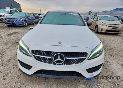 2017 Mercedes-Benz C 43 4Matic Amg z USA, uszkodzony, nr VIN 55SWF6EB0HU184888